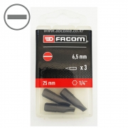 FACOM 파콤 6.5mm 일자비트 세트 3개 ES136,5TJ3 (쵸크날)